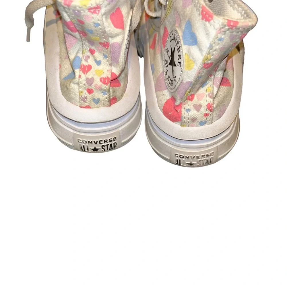 Girls Converse Chuck Taylor Move High Always On Hearts platform sneakers…